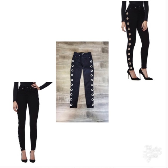 good american black jeans